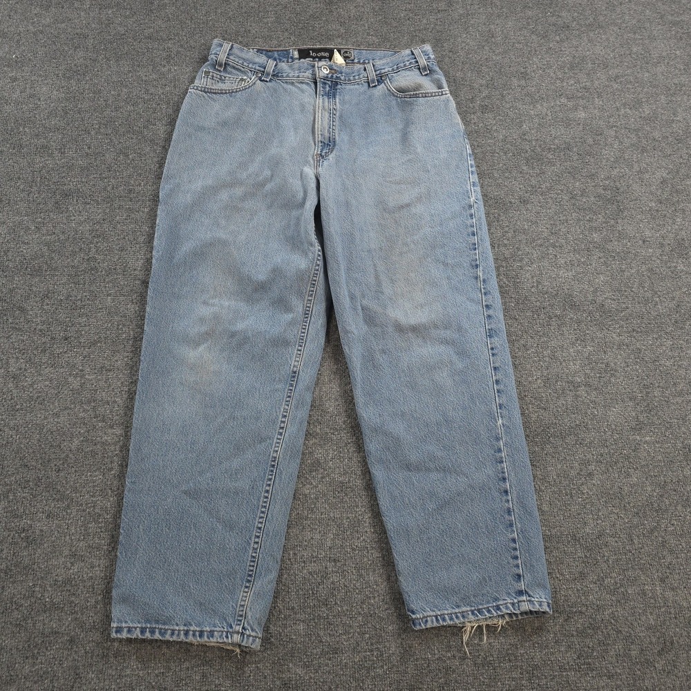 Vintage Levis SilverTab Jeans Mens 36x30 Blue Loose Denim Baggy Skater USA 90s